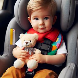 Child in a car seat